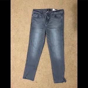 Abercrombie Simone high rise ankle jeans